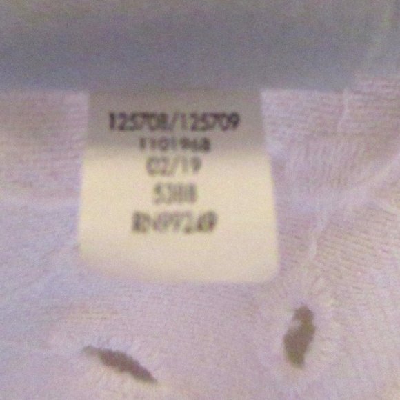 Catherines Women's Plus Size White Jean Style Jacket, Eyelet, Pockets, Size 1X - Picture 13 of 13